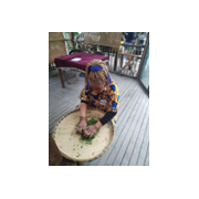 Corinne à l'ouvrage