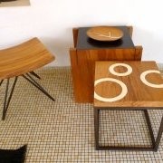 Siège et tables