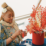 Composition floral Fuqi (Fú Chí) 